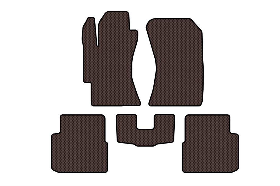 Subaru Impreza 2007–2011 Gumijaste talne preproge Carsuit (HB, rjave) Image