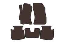 Subaru Legacy 2009–2014 Gumijaste preproge Carsuit (2009-2013, SD, rjave) fotografija 1