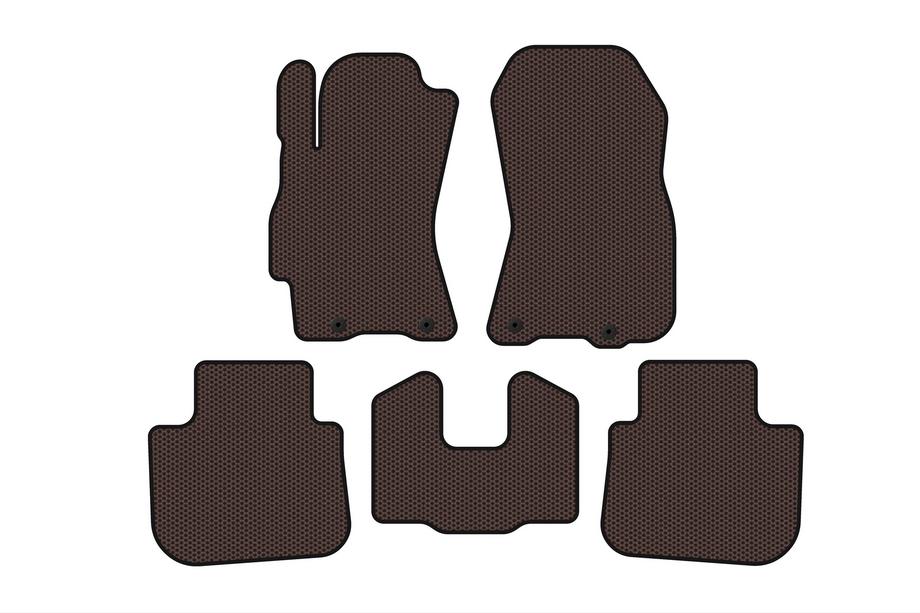 Subaru Outback 2009–2014 Gumijasti tepihi Carsuit (Rjavi) Image