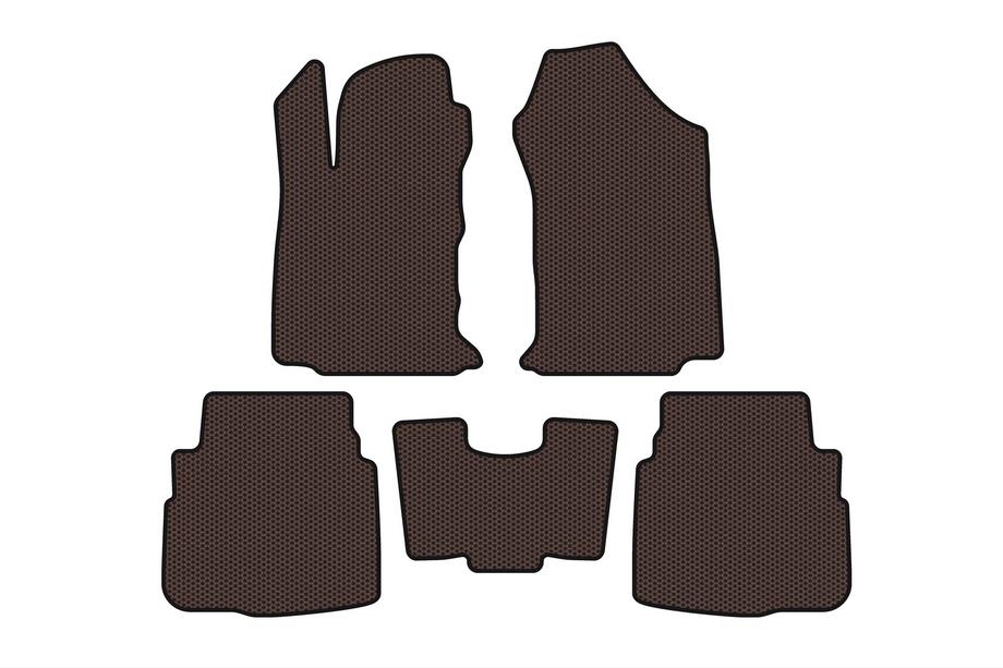 Subaru Outback 2019– Gumijasti tepihi Carsuit (Rjavi) Image