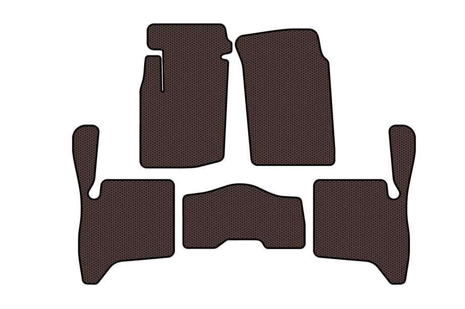Suzuki Vitara 1998–2006 Gumijasti avtomobilski tepihi Carsuit za kabino (3-vratni, rjavi) Image