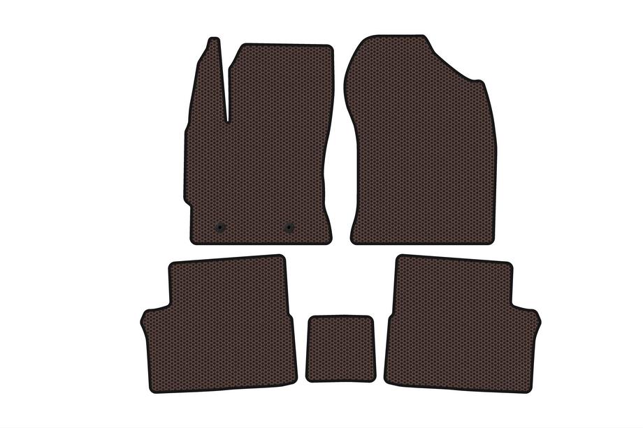 Toyota Auris 2012–2018 Gumijasti tepihi Carsuit (Rjavi) Image