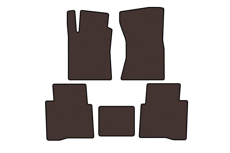 Toyota Fortuner 2006–2015 Gumijasti tepihi Carsuit (Rjavi) Image