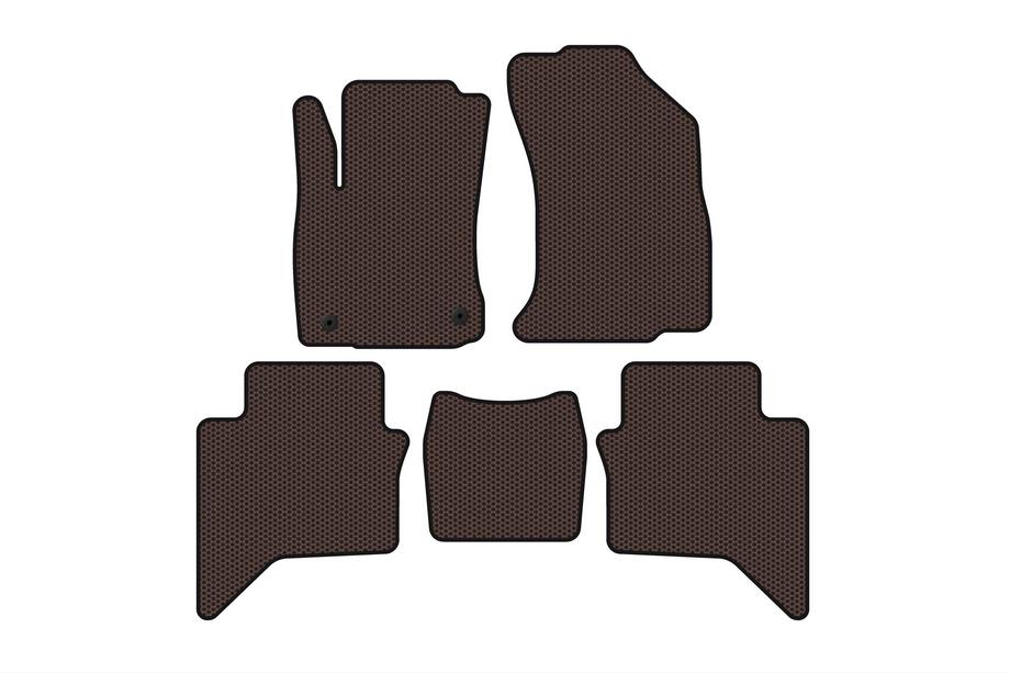 Toyota Hilux 2015– Gumijasti tepihi Carsuit (Rjavi) Image