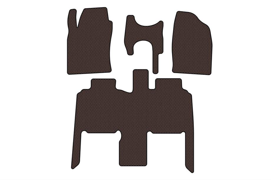 Toyota Previa 2000–2006 Gumijasti tepihi Carsuit (Rjavi) Image
