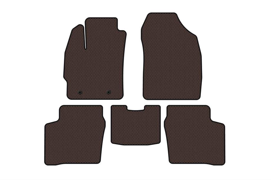 Toyota Prius 2003–2009 Gumijasti tepihi Carsuit (LB, rjavi) Image