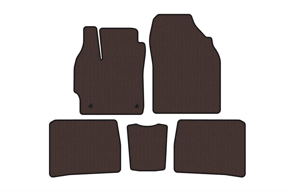Toyota Prius 2009–2015 Gumijasti tepihi Carsuit (LB, rjavi) Image