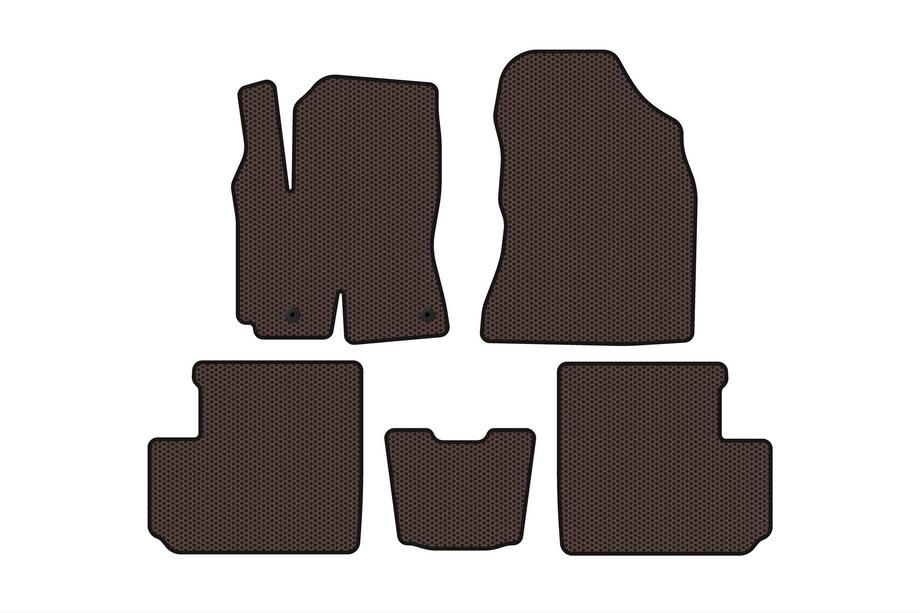 Toyota Rav 4 2001–2005 Gumijasti tepihi Carsuit (Rjavi) Image