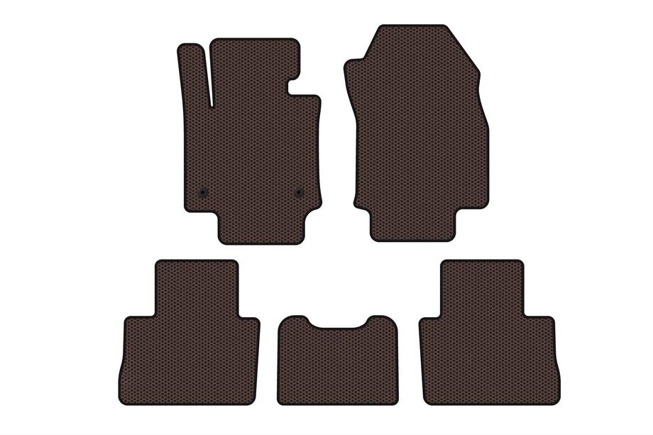 Toyota Rav 4 2019–2025 Gumijasti tepihi Carsuit (Rjavi) Image