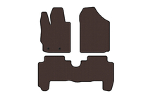 Toyota Yaris 2006–2011 Gumijasti tepihi Carsuit (HB, 5-vratni, rjavi) fotografija 1
