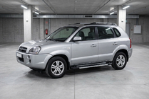 Hyundai Tucson JM 2004– Stranske stopnice RedLine V1 (2 kos, aluminij) fotografija 1