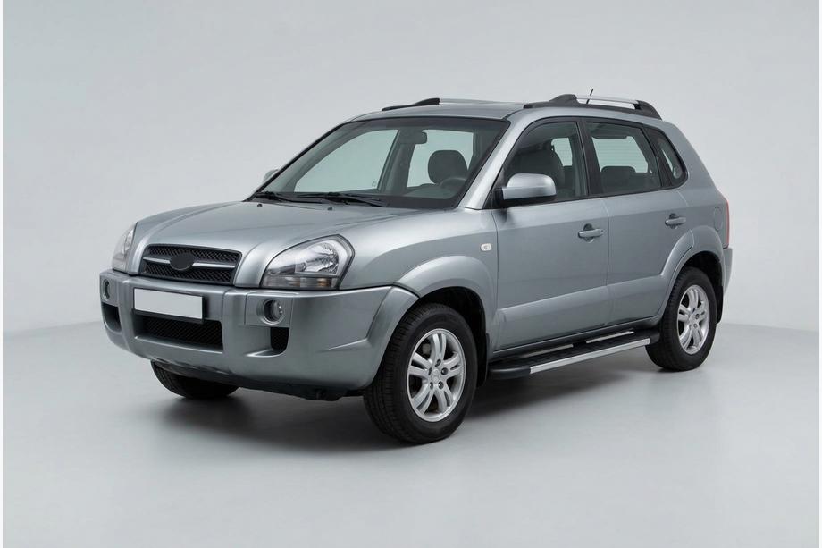 Hyundai Tucson JM 2004– Bočne stopnice Duru (2 kosa, aluminij) Image