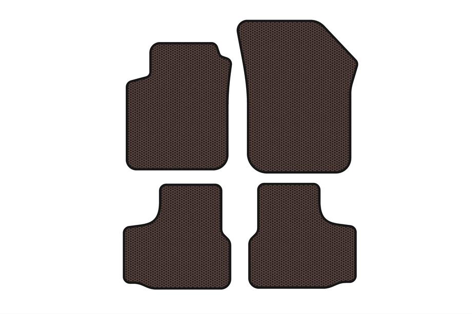 Volkswagen UP 2011–2023 Gumijasti tepihi Carsuit (Rjavi) Image