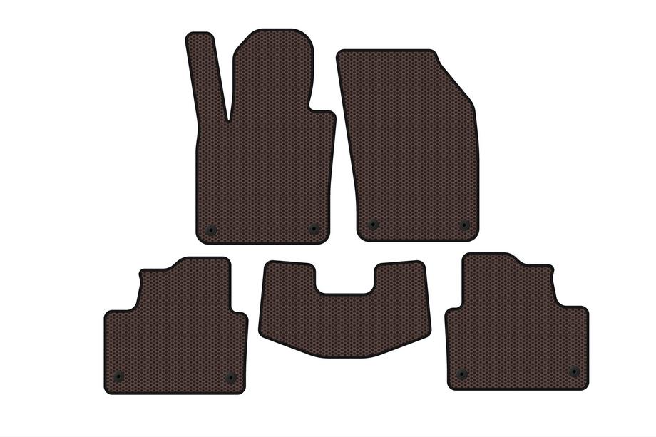 Volvo S60 2019– Gumijasti tepihi Carsuit (Rjavi) Image