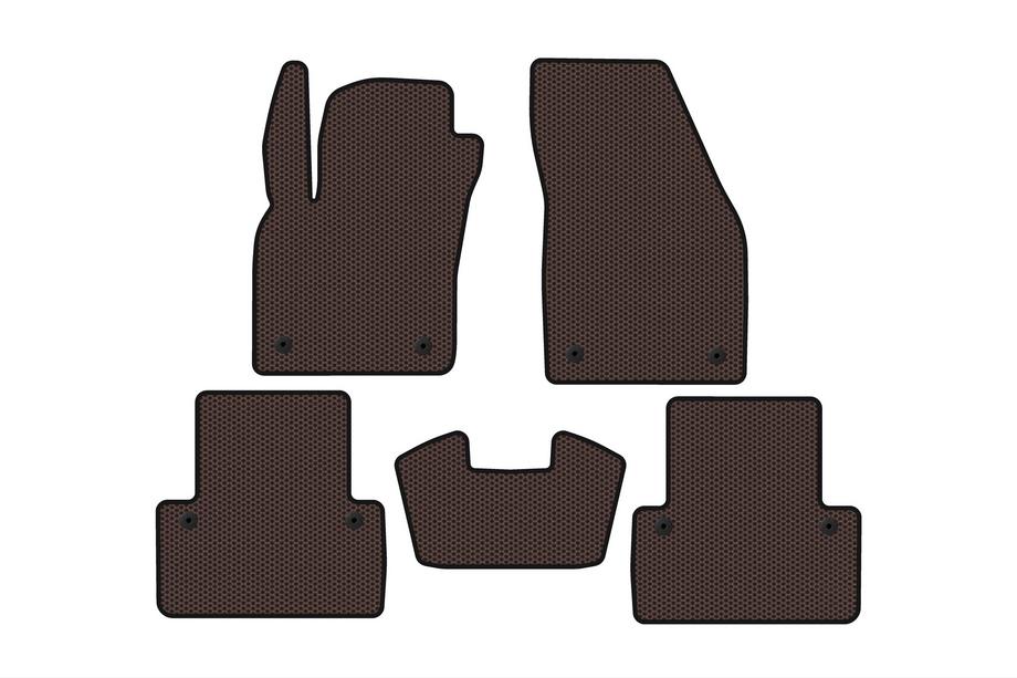 Volvo V50 2004–2012 Gumijasti tepihi Carsuit (2007-2012, SW, rjava) Image