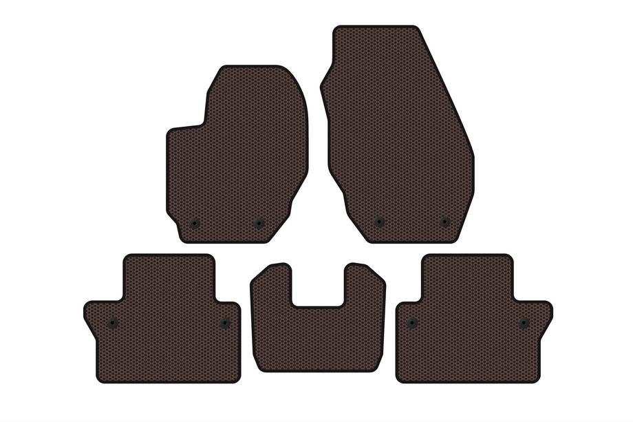 Volvo V70 2007–2013 Gumijasti tepihi Carsuit (Rjavi) Image