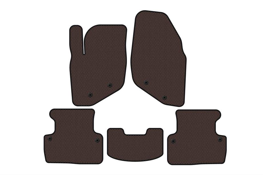 Volvo V70 2000–2007 Gumijasti tepihi Carsuit (Rjavi) Image