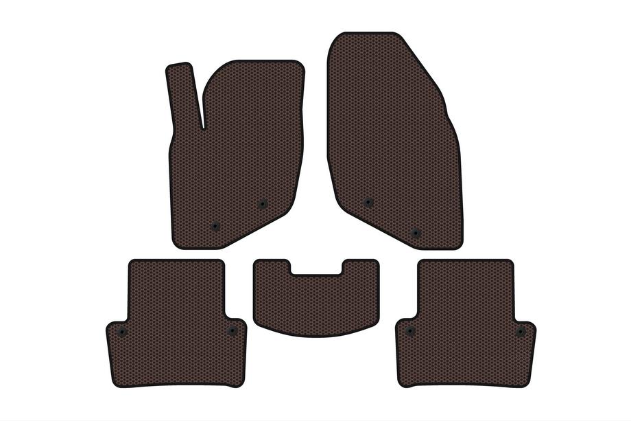 Volvo XC70 2000–2007 Gumijasti tepihi Carsuit (Rjavi) Image