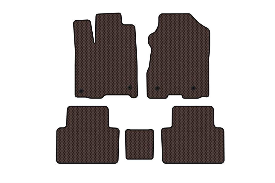 Acura RDX 2012–2018 Gumijasti tepihi Carsuit (Rjavi) Image