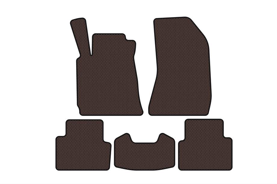 Alfa Romeo 159 2005–2011 Carsuit V-1 gumijasti tepihi (rjavi) Image