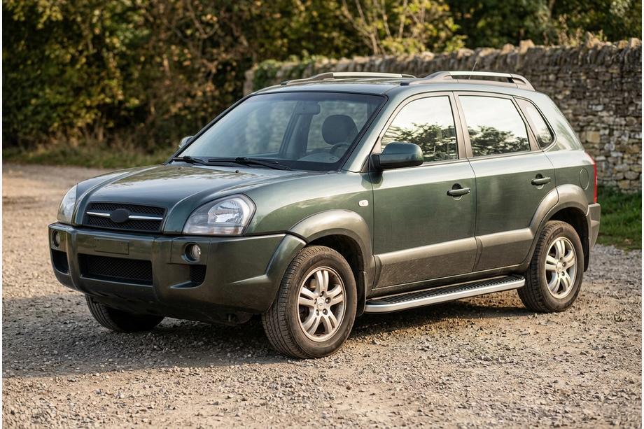Hyundai Tucson JM 2004– Stranski pragovi Tayga Grey (2 kosa, aluminij) Fotografija 1