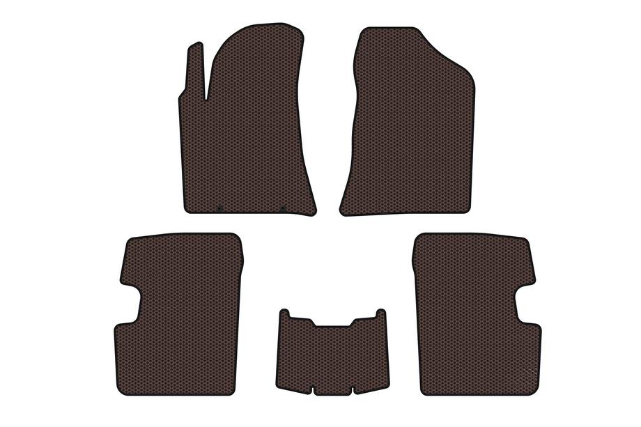 BYD F3 2013–2015 Gumijasti tepihi za avto Carsuit (SD, rjavi) Fotografija 1