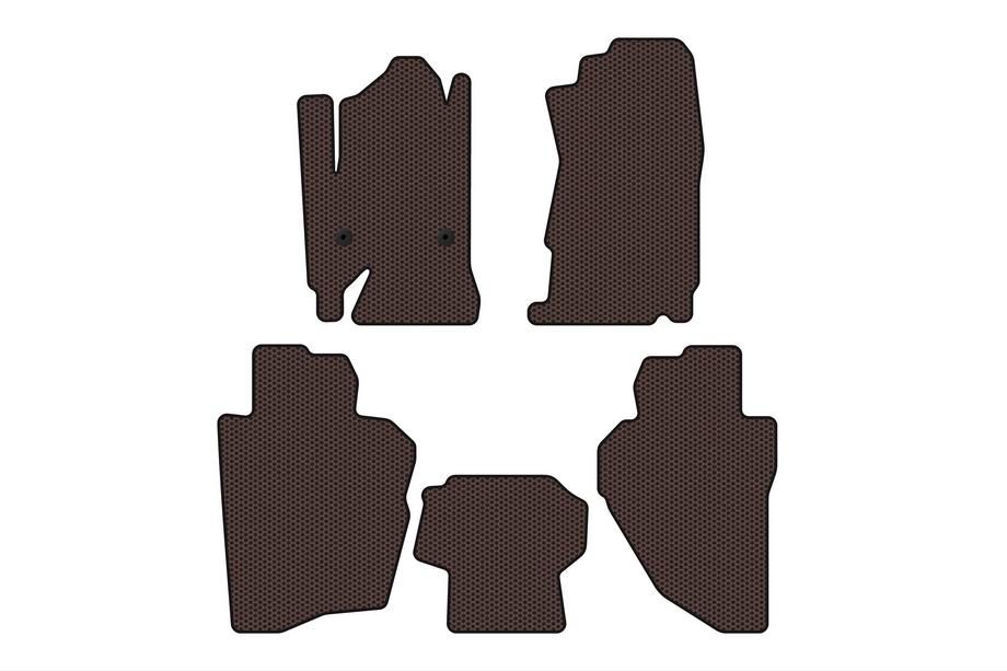 Chevrolet Silverado 2013–2019 Gumijasti tepihi Carsuit (Rjavi) Image