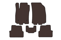 Chevrolet Sonic 2011–2022 Gumijaste talne preproge Carsuit (HB, rjave) fotografija 1