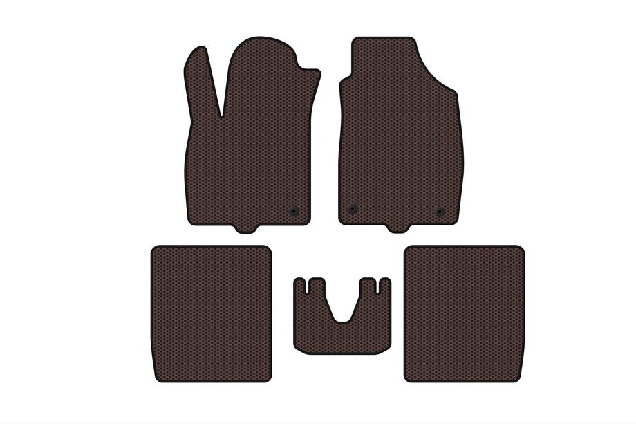 Fiat Panda 2003–2011 Gumijasti tepihi Carsuit (Rjavi) Image