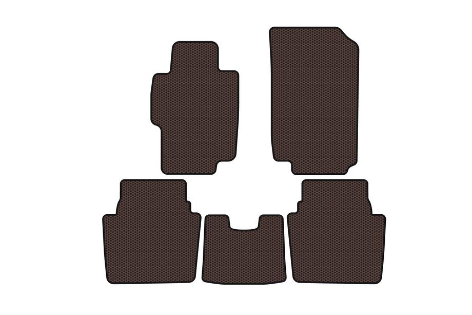 Honda Accord VII 2002–2007 Gumijasti tepihi za avto Carsuit (SD, rjavi) Image