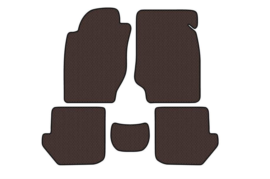 Toyota Rav 4 1996–2001 Gumijasti tepihi Carsuit (Rjavi) Image