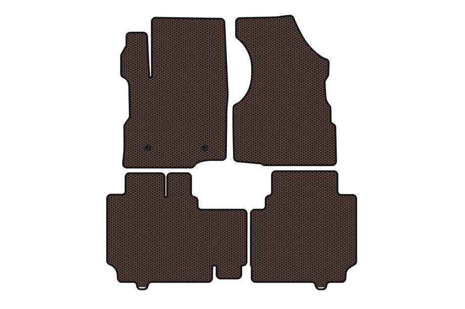 Chevrolet Equinox 2009–2016 Gumijasti tepihi za avto Carsuit (2015-2017, rjavi) Image