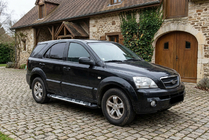 Kia Sorento I BL 2002–2009 Stranske stopnice Sunrise (2 kos, aluminij) fotografija 1