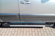 Kia Sorento I BL 2002–2009 Stranske stopnice RedLine V1 (2 kos, aluminij) fotografija 5