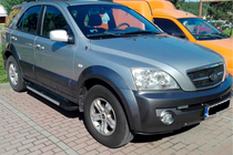 Kia Sorento I BL 2002–2009 Stranske stopnice RedLine V1 (2 kos, aluminij) fotografija 1