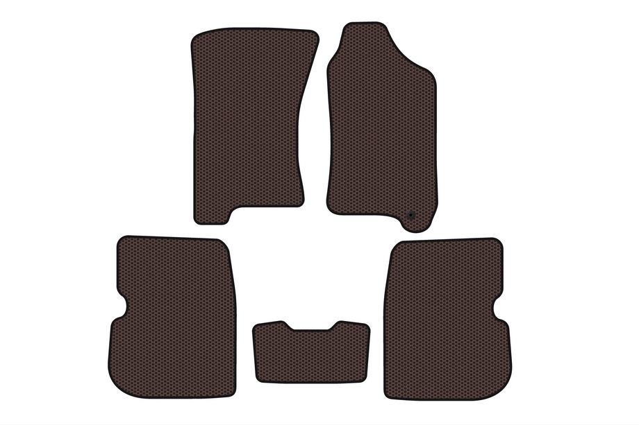 Subaru Forester 1997–2002 Gumijaste preproge Carsuit (desni volan, rjave) Image