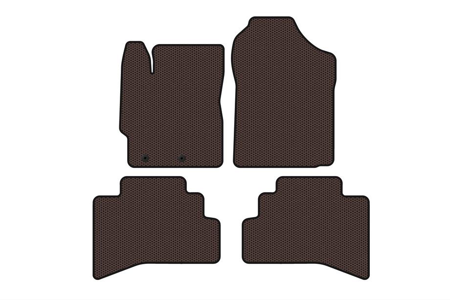 Toyota Prius C 2012–2019 Gumijasti tepihi Carsuit (Rjavi) Image