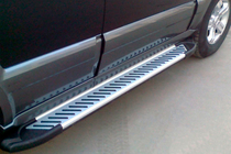 Kia Sorento I BL 2002–2009 Stranske stopnice Line (2 kosa, aluminij) fotografija 1