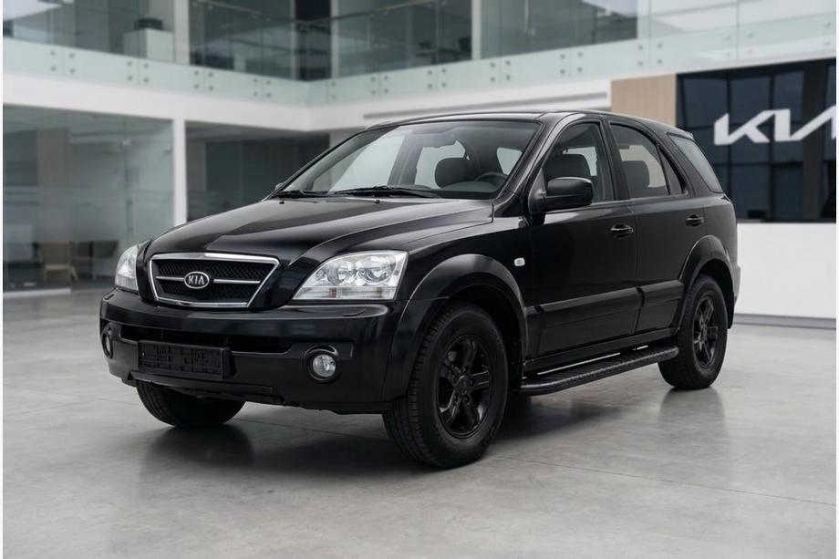 Kia Sorento I BL 2002–2009 Bočne stopnice Bosphorus Black (2 kos, aluminij) Image