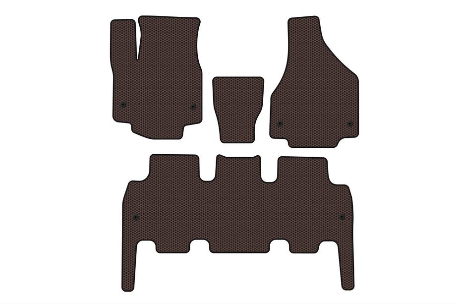 Chrysler Pacifica 2016– Gumijasti tepihi Carsuit (Rjavi) Image