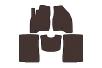 Ford Explorer 2011–2019 Gumijaste preproge Carsuit (2015-2017, 2 vrsti, 7-sedežni, rjave) fotografija 1