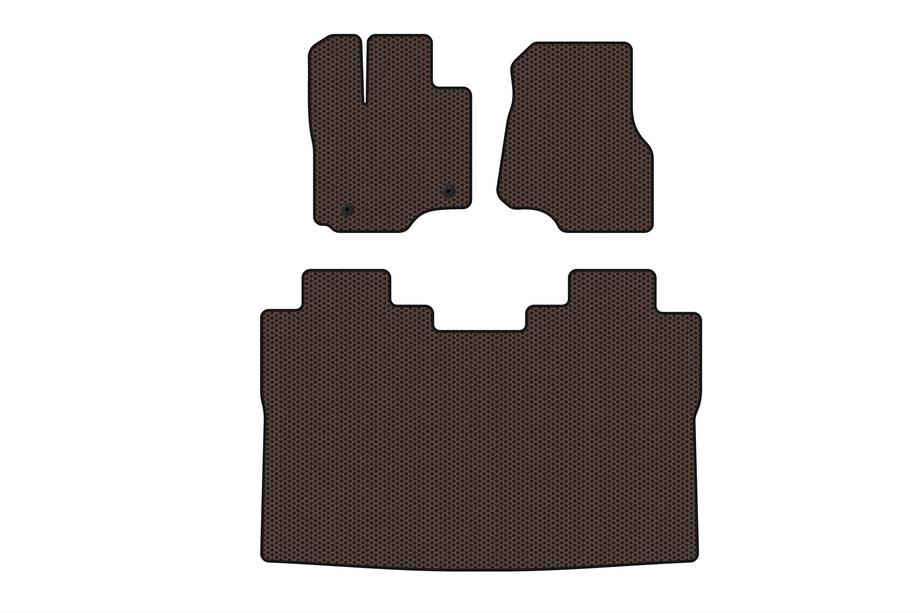 Ford F-150 2014–2021 Gumijaste avtomobilske preproge Carsuit (Raptor, rjave) Image