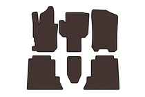 Honda FR-V 2004–2009 Gumijasti tepihi Carsuit (Rjavi) fotografija 1