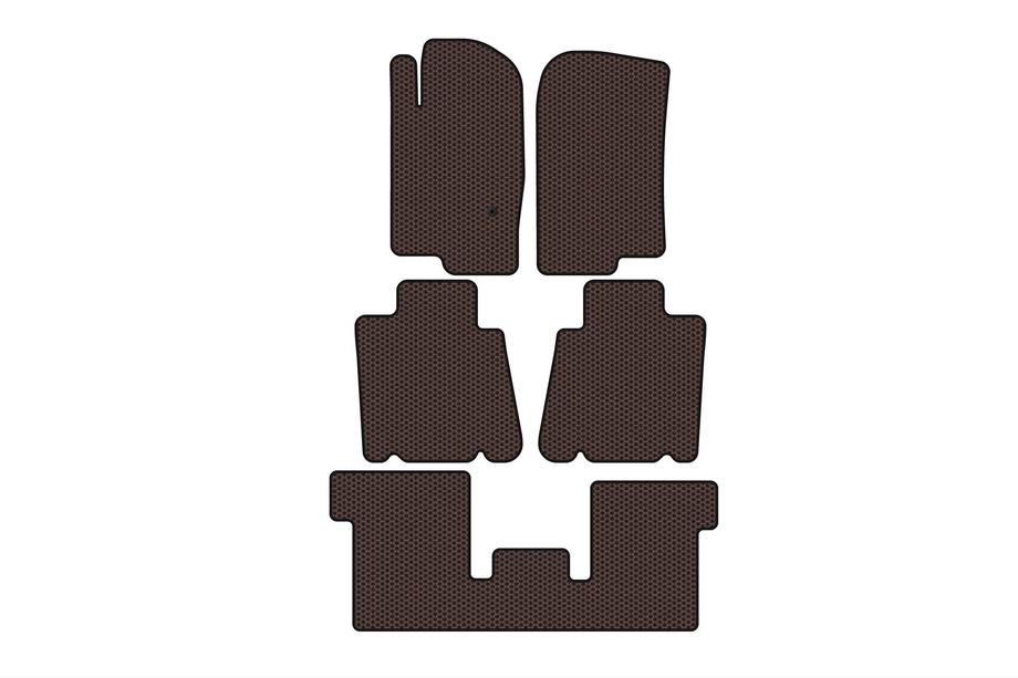 Ford Explorer 2001–2005 Gumijasti tepihi Carsuit za notranjost (3 vrste, rjavi) Image