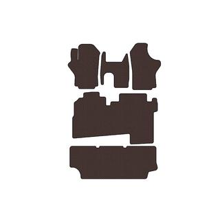 Gumijasti tepihi za avto Carsuit (2004-2007, 3 vrste, 8-sedežni, rjavi) Hyundai H200, H1, Starex 1998–2007 fotografija 1