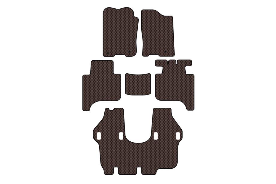 Infiniti QX56 2004–2010 Gumijaste preproge Carsuit (3 vrste, 2004-2008, rjave) Image