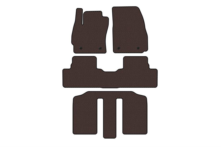 Mazda 5 2010–2018 Gumijasti tepihi Carsuit za notranjost (3 vrste, rjavi) Image
