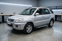 Kia Sportage 2004–2010 Stranske stopnice Sunrise (2 kos, aluminij) fotografija 1
