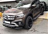 Mercedes X class 2017–2020 Sprednji zaščitni lok Gronder (črn, 70 mm) fotografija 1