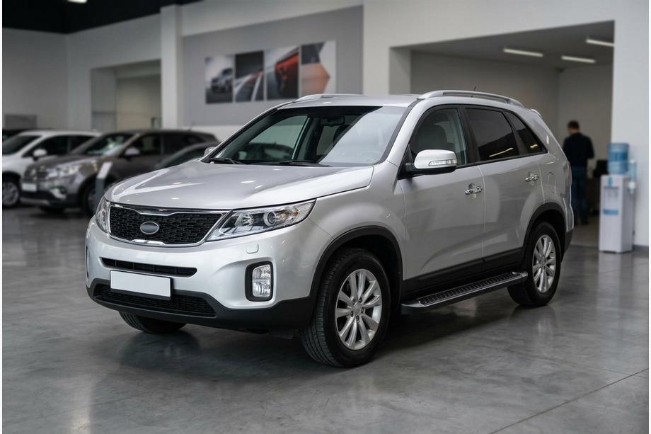 Kia Sorento II XM 2009–2014 Bočne stopnice Allmond Black (2 kosa, aluminij) Image